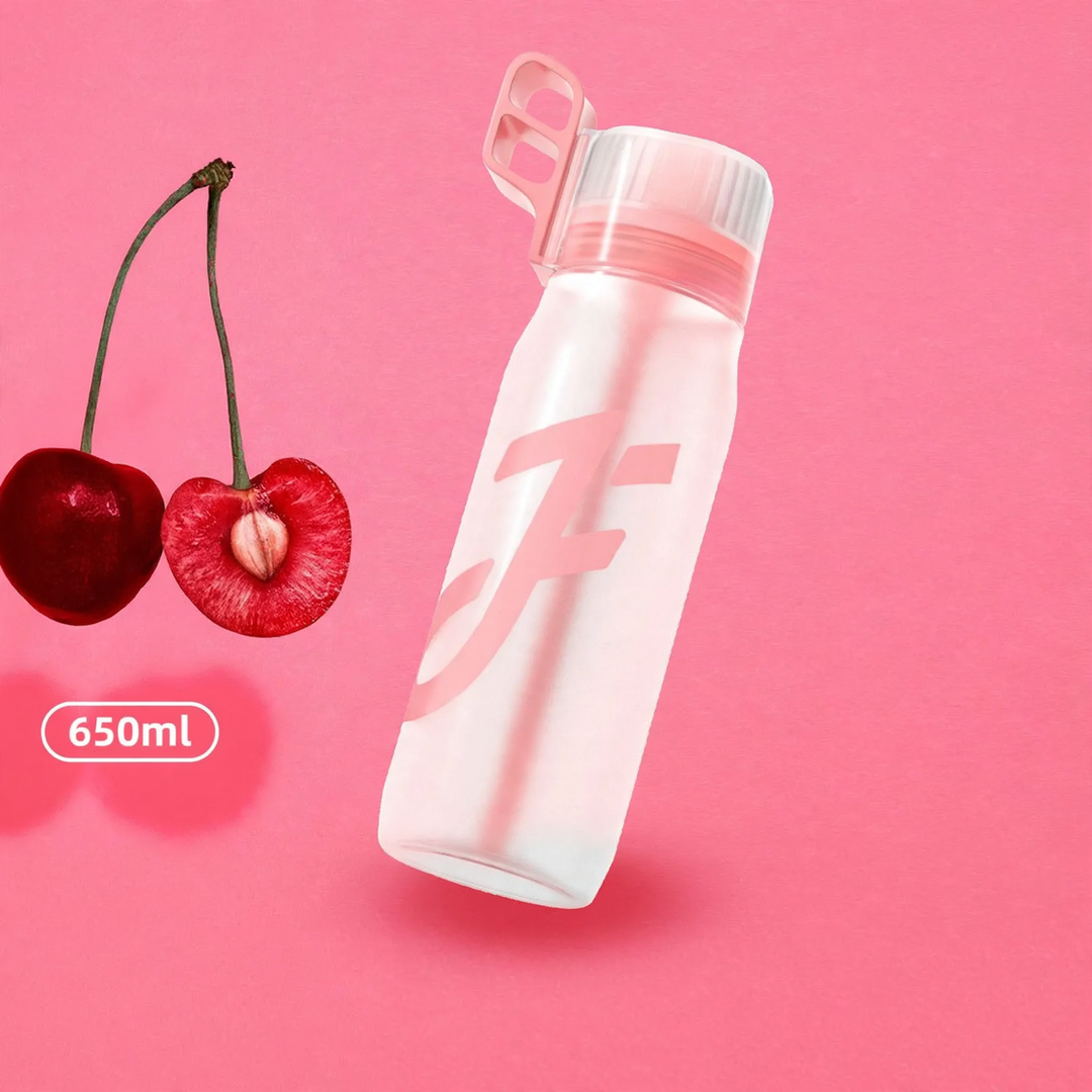 Tritan water bottle with straw