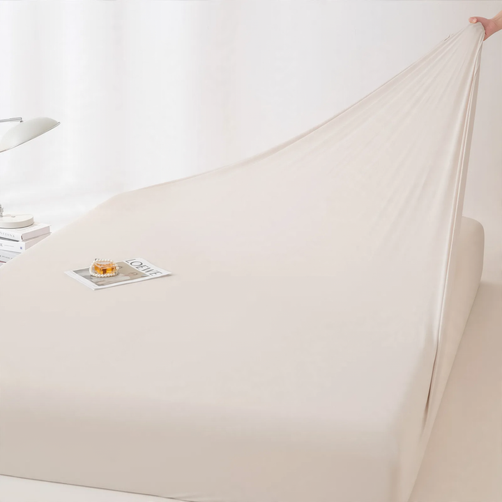 Summer fitted sheet with cooling effect, 0.9 m