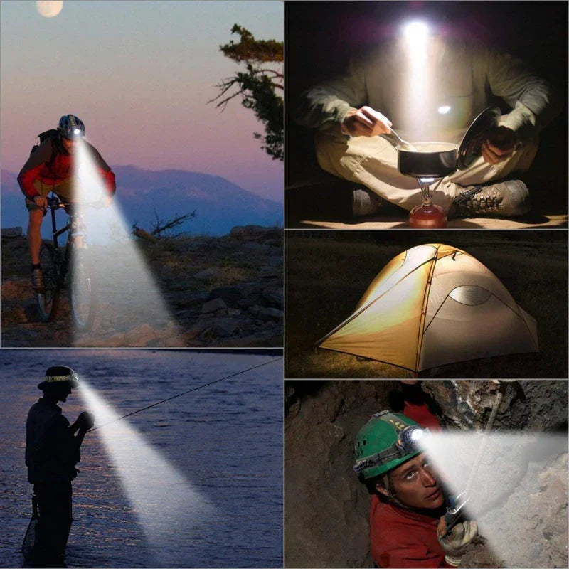 BowLift | Head Torch | Rechargeable Waterproof Zoomable LED Headlamp