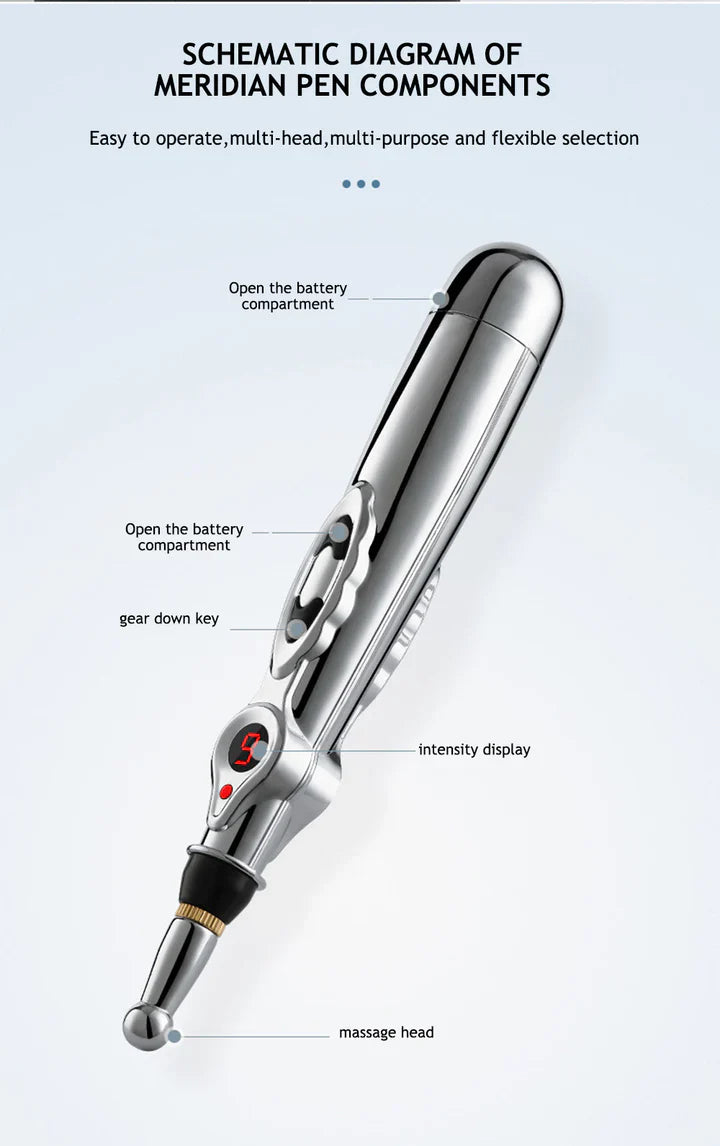 BowLift | Electronic Acupuncture Pen | Meridian Massage Device for Pain Relief