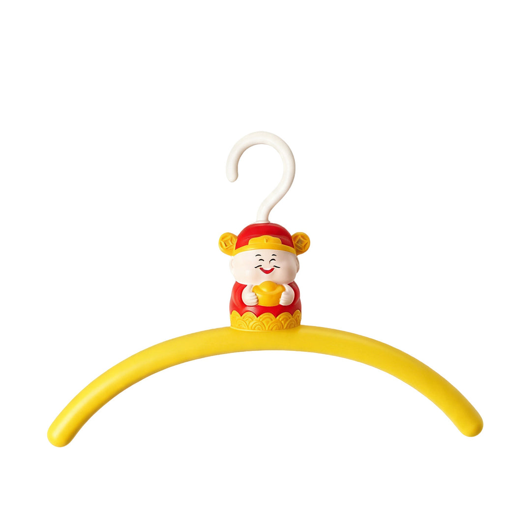 Clothes hanger with slip protection, colorful