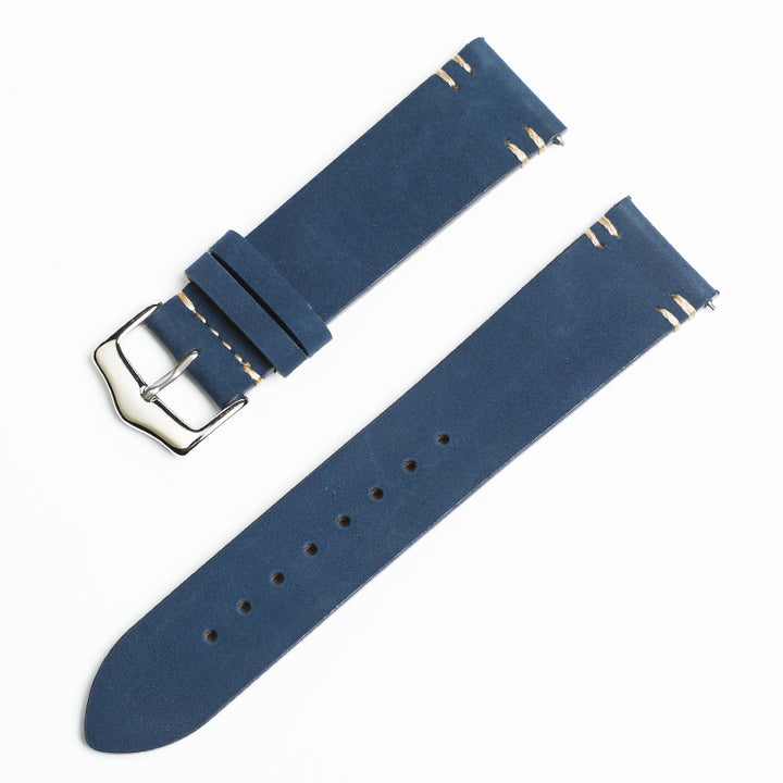 Watch band made of vintage leather