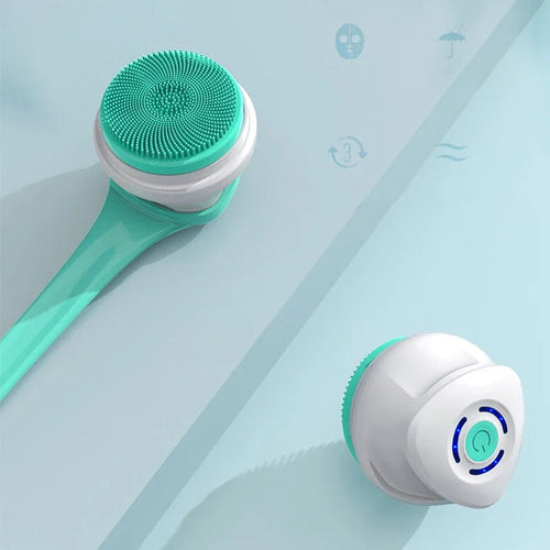 BowLift | 5-in-1 Electric Body Scrubber with Long Handle for Shower