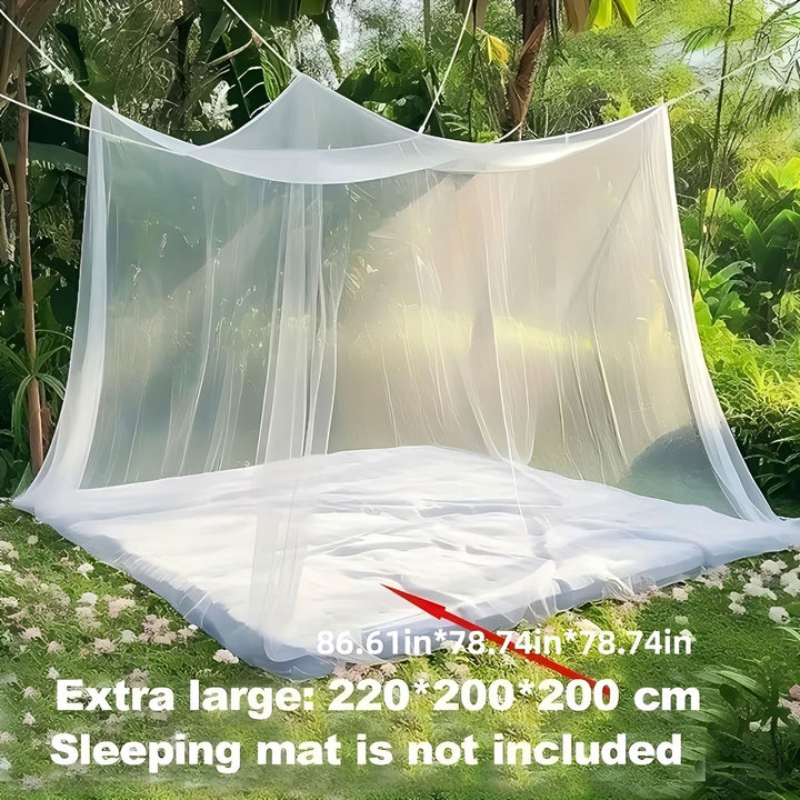 Portable mosquito net, collapsible
