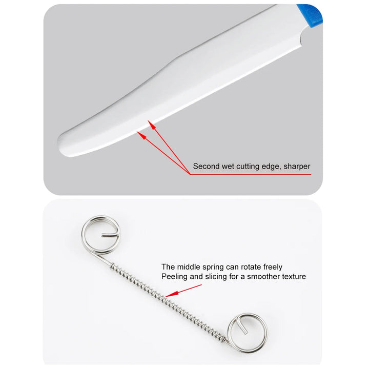 BowLift | 2 in 1 Vegetable Peeler with Spring