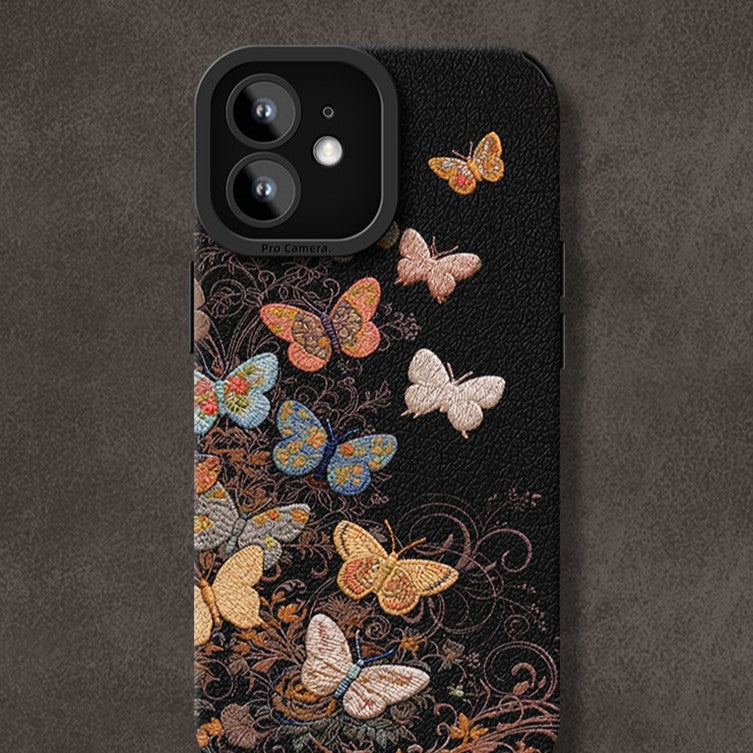 Leather smartphone case