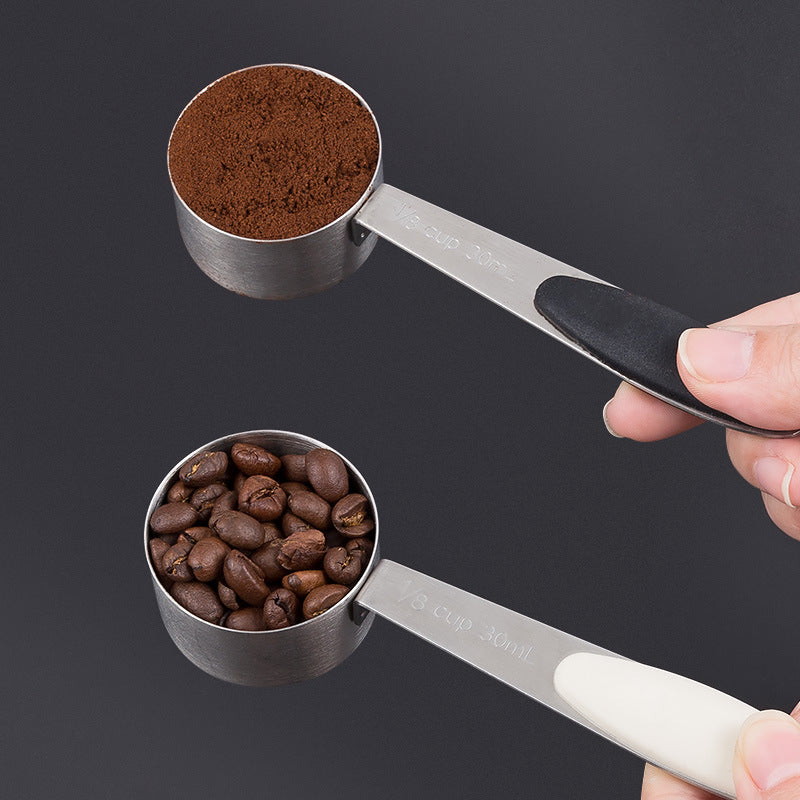 Stainless steel measuring spoon and cup set, 6-piece