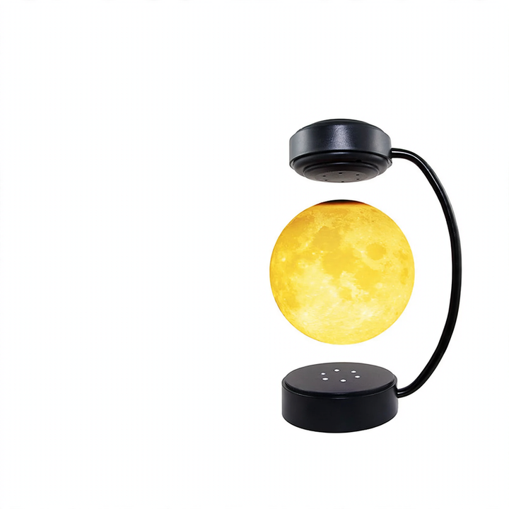 Magnetic floating light moon with LED