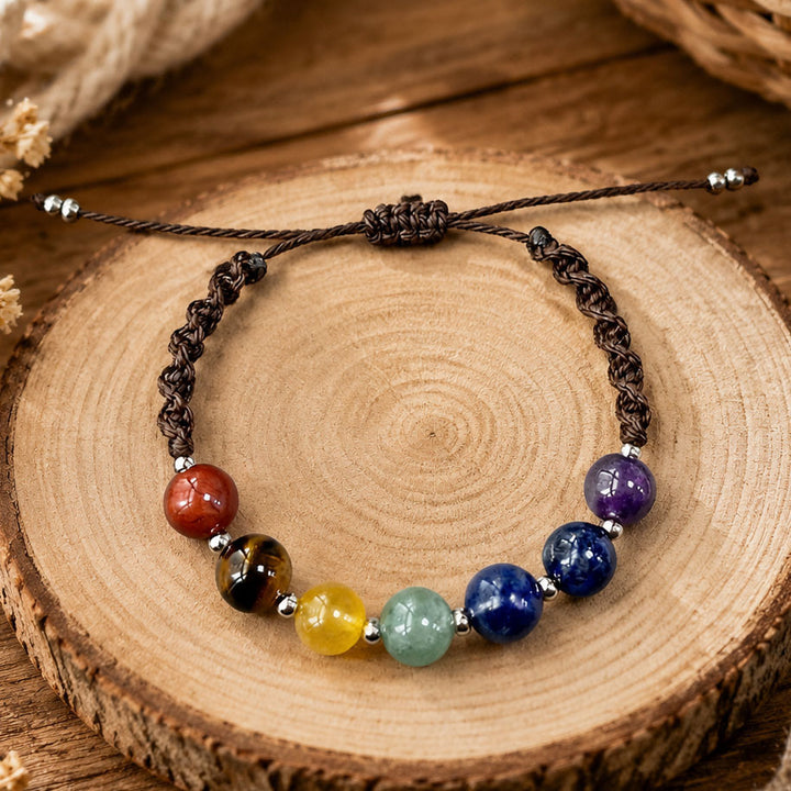 Natural stone bracelet, 8 mm beads