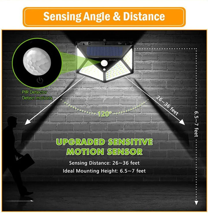 BowLift | Versatile solar light - Weatherproof LED outdoor lamp with motion sensor