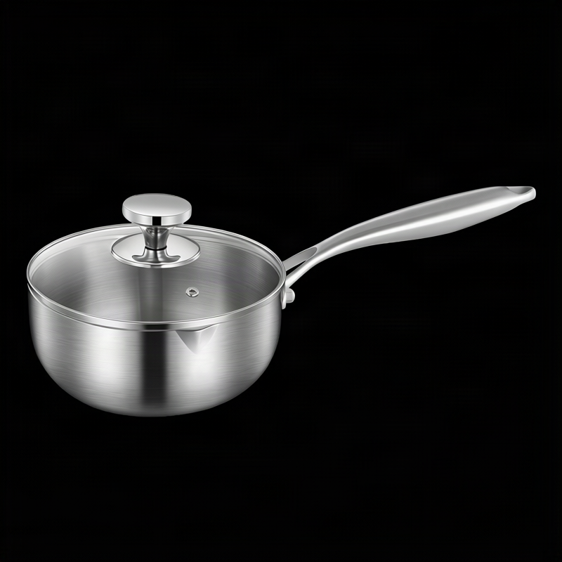 Non-stick frying pan with honeycomb pattern