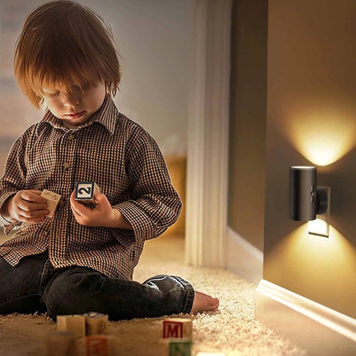 Night light with sensor and brightness control