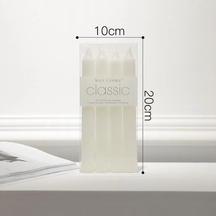 Glass candle holder with crystal cut, European style