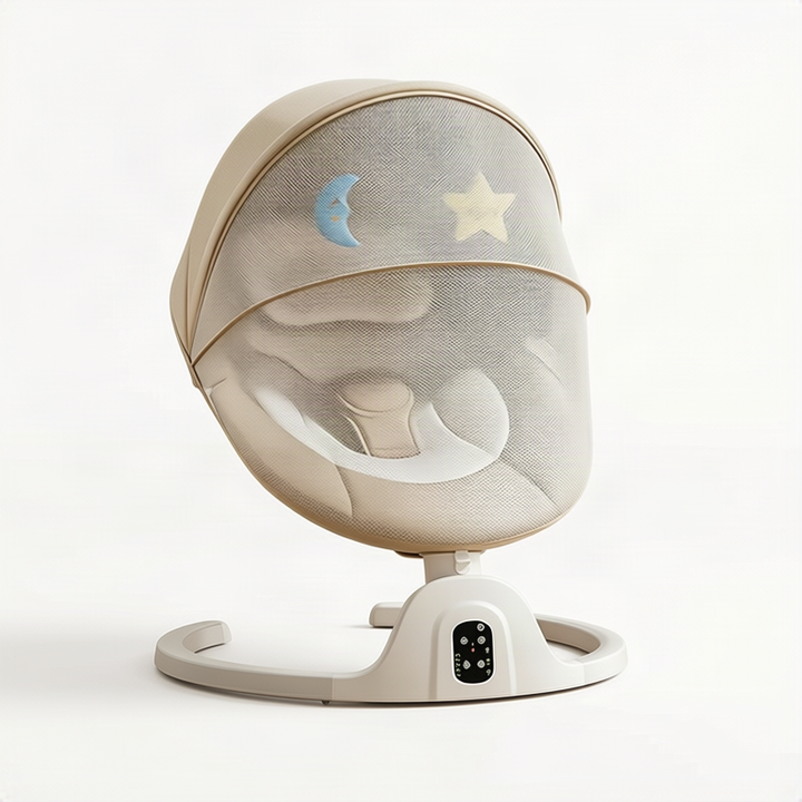 Baby bouncer with music and toys, from birth
