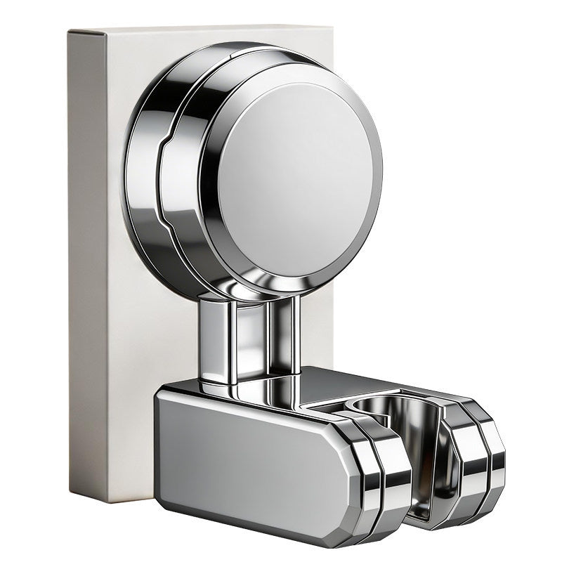 Showerhead holder with strong suction cup, hole-free