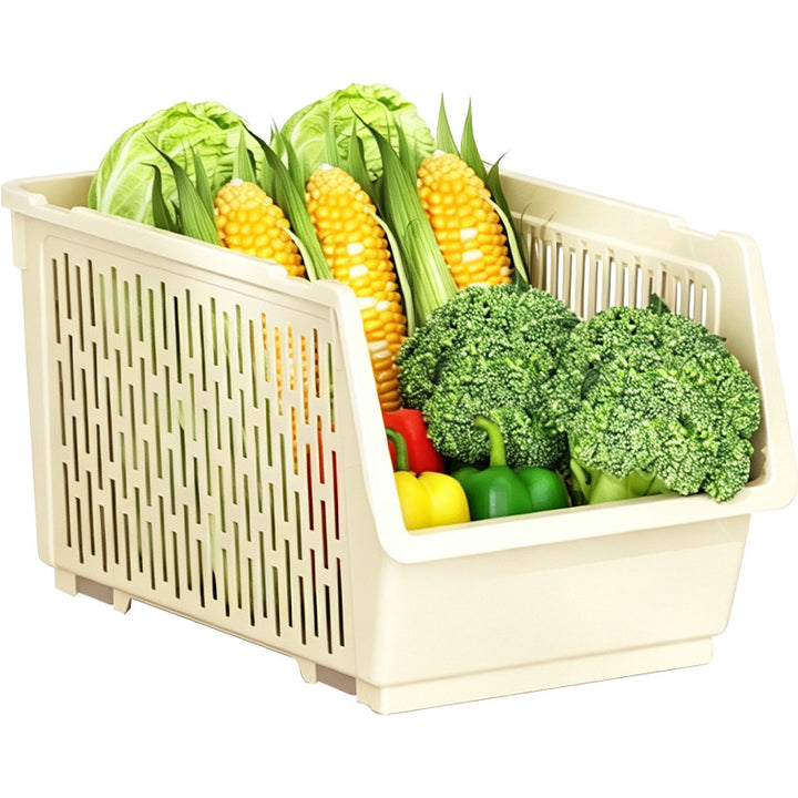 Stackable storage box made of PET, model 26YM.7465