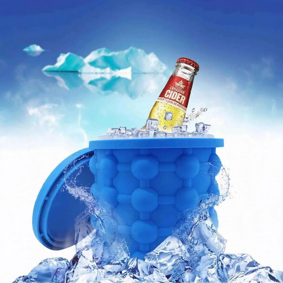 Silicone ice container