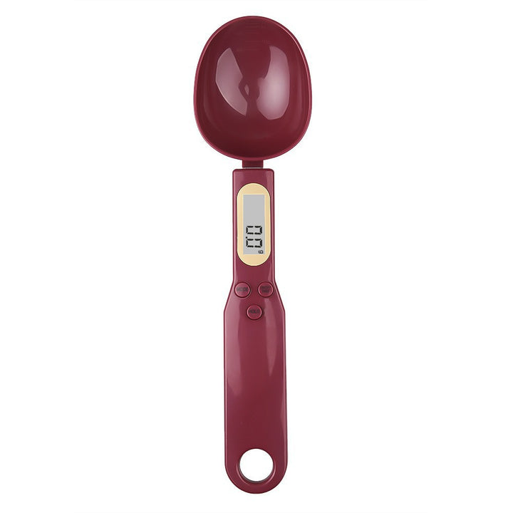 Digital kitchen scale as spoon