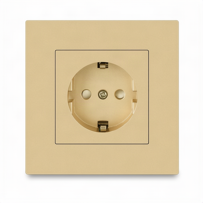 European flush-mounted socket 16 A