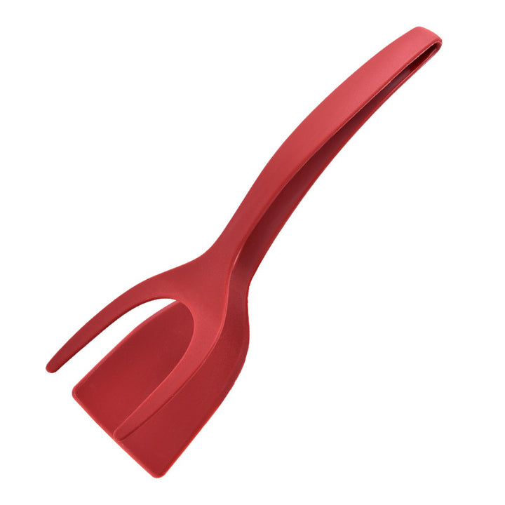 2-in-1 spatula and food tongs, non-stick