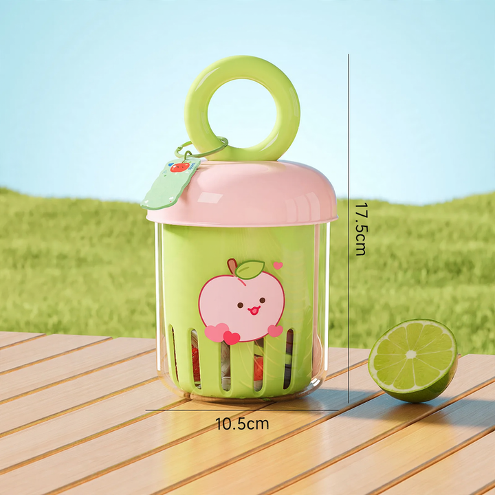 Pumpkin drink bottle with carrying handle, 4 L