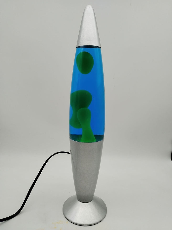 Lava lamp with aluminum shade, 40 cm