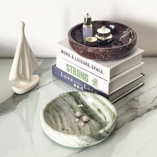 Marble Tray, 20 x 5 cm, handcrafted