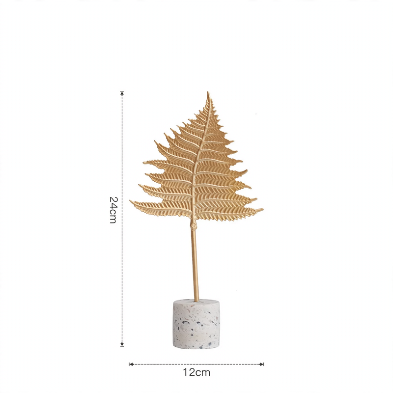 Iceflower decorative figure made of iron, modern