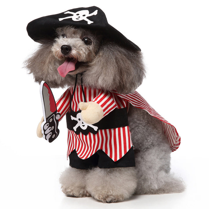 Dog clothing with costume design, polyester