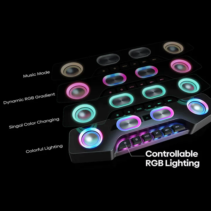 BowLift | Bluetooth Desktop Speaker with RGB Effects