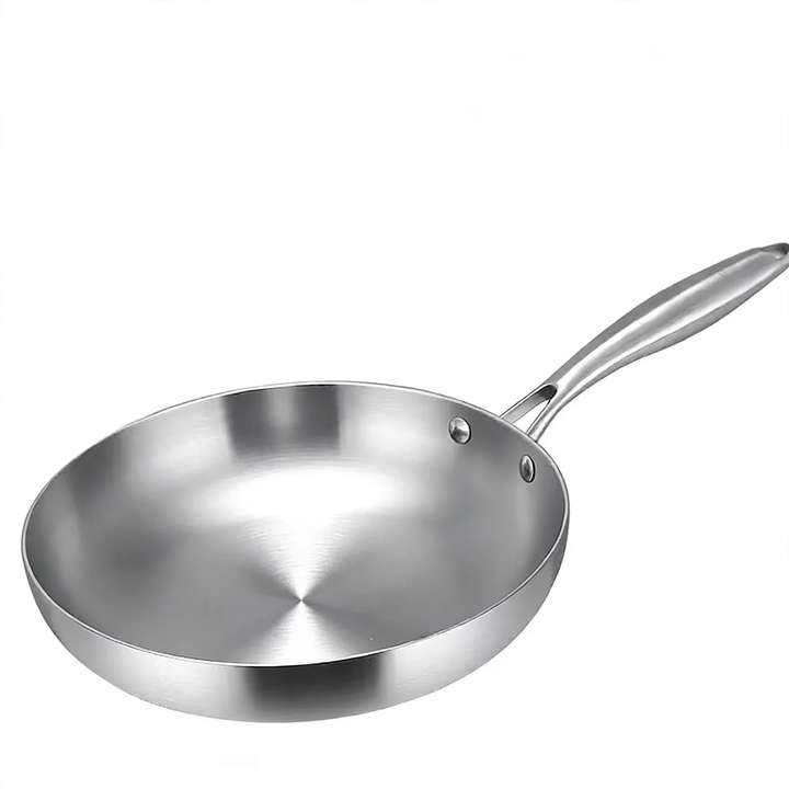 Frying pan, titanium-aluminum, non-stick