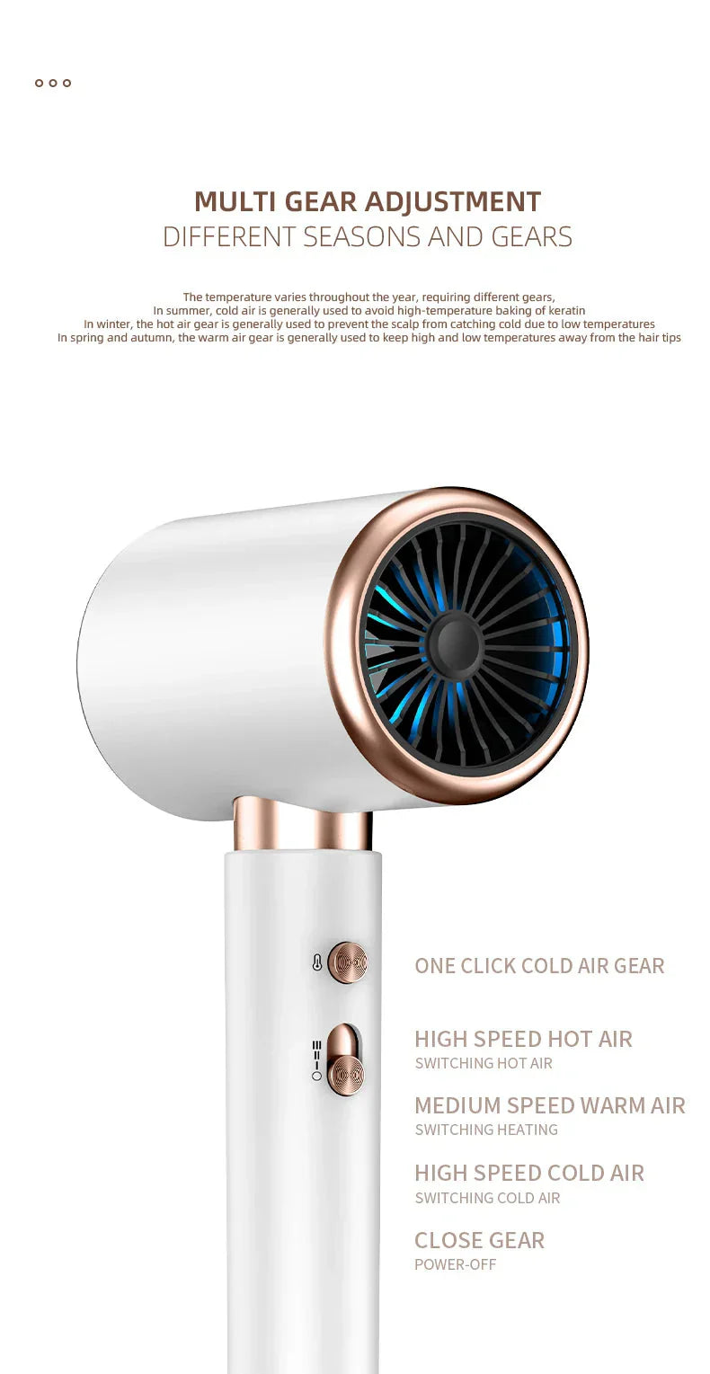 BowLift | High-performance hair dryer 2400W with cold and warm air function - Ion technology