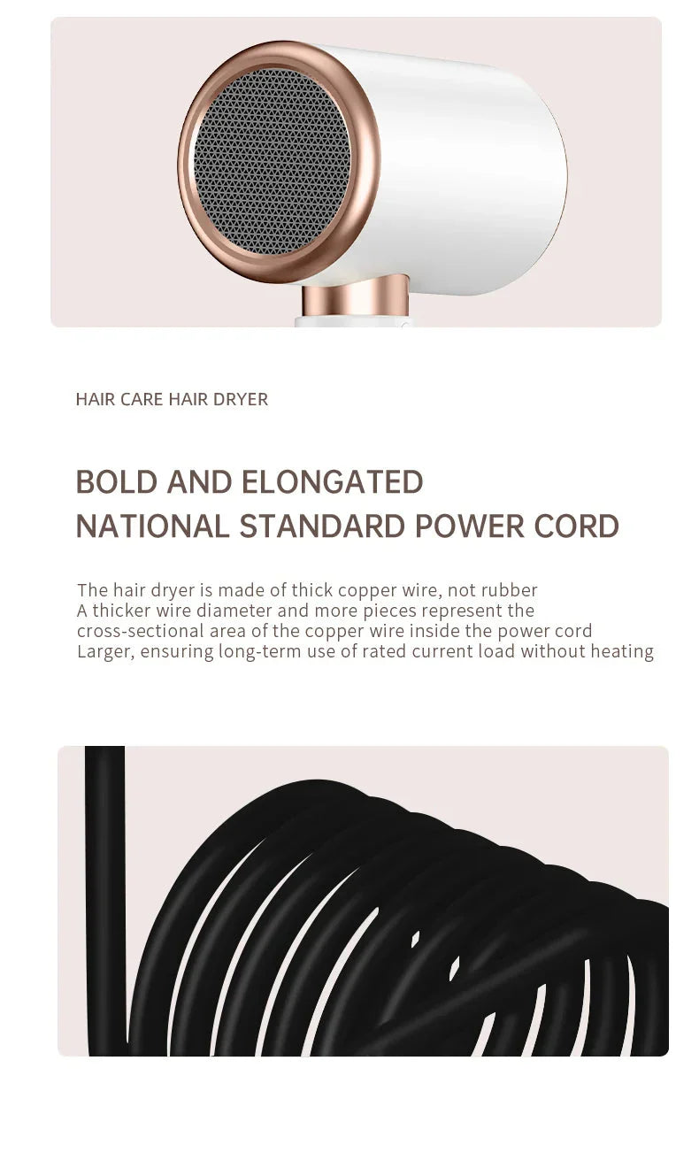 BowLift | High-performance hair dryer 2400W with cold and warm air function - Ion technology