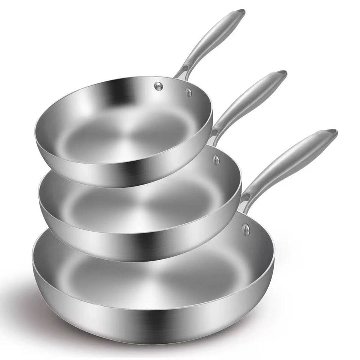 Frying pan, titanium-aluminum, non-stick