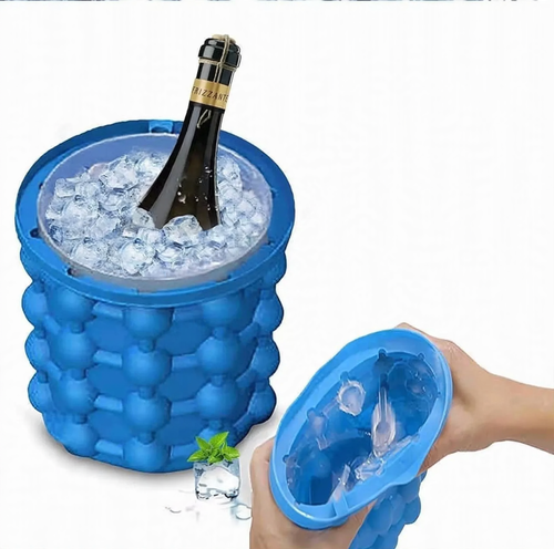 Silicone ice container