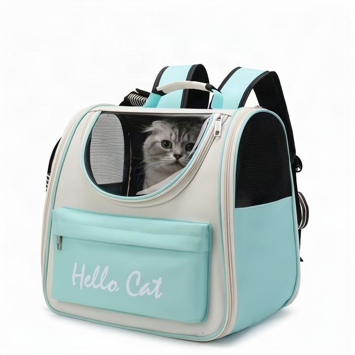 Transport backpack for dogs and cats, canvas