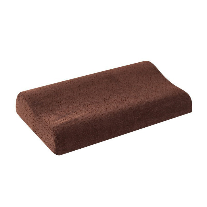 Memory foam neck support pillow, wave shape