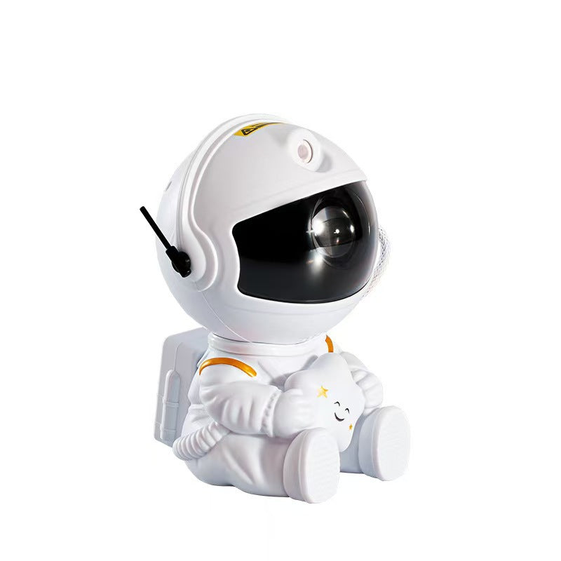 Astronaut projection light with starry sky