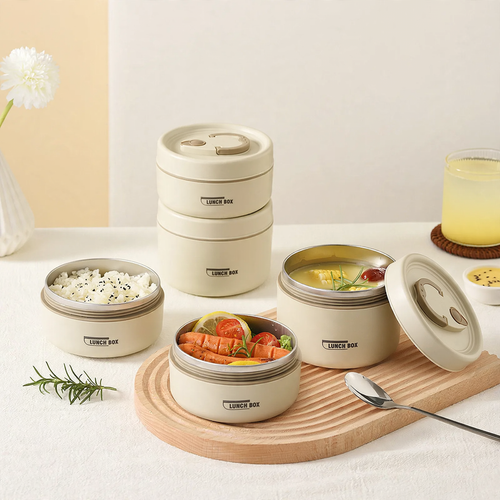Stainless Steel Lunch Box, Multi-layer, 501–800 ml