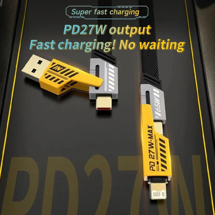 BowLift | 4in1 65W Charging Cable
