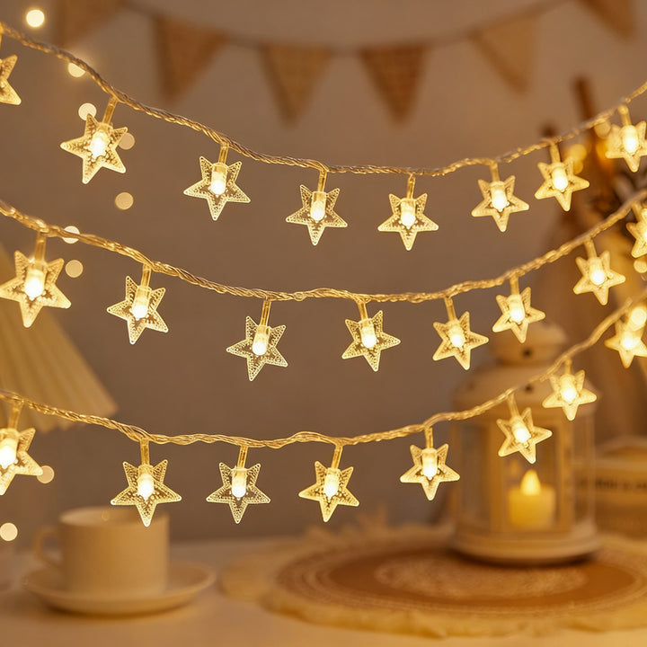 Solar fairy lights with various motifs