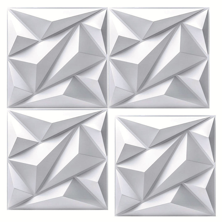 PVC wall panels, 3D structure, 30×30 cm