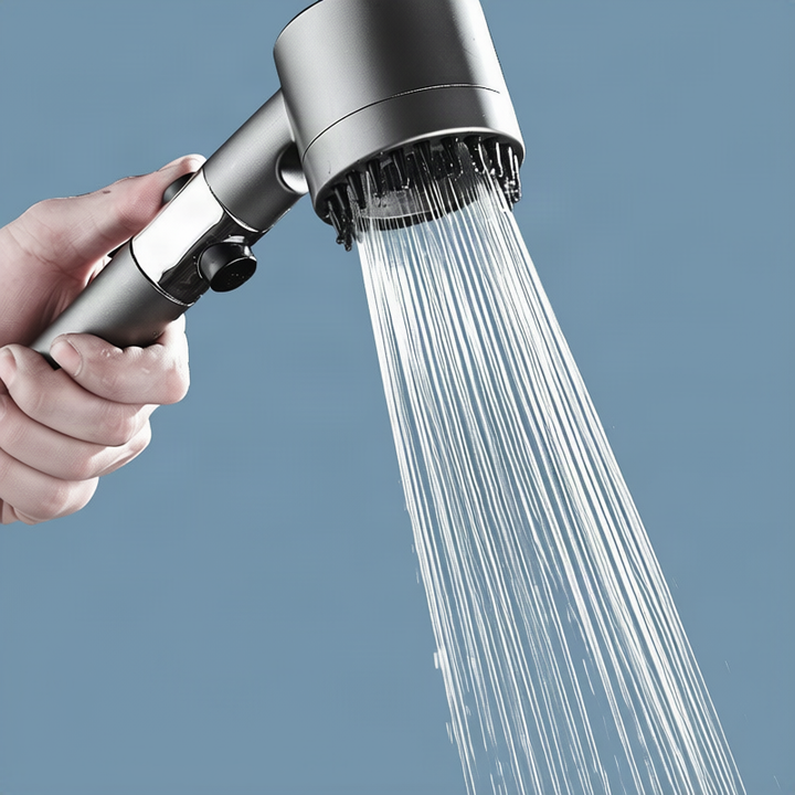 Multifunctional shower head with LED and massage function