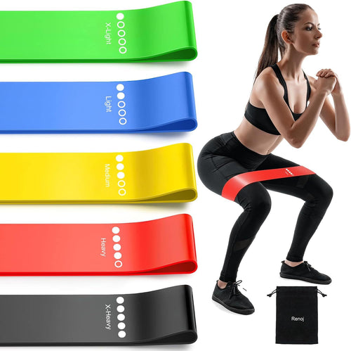 Resistance bands made of TPE, different strengths