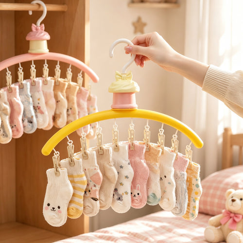 Clothes drying rack with clips, 260 g