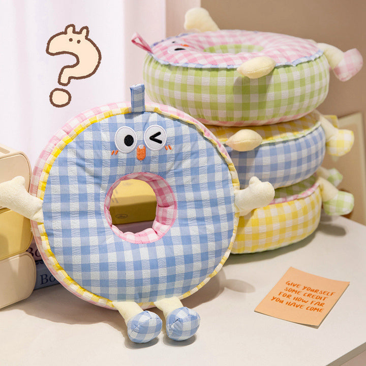 Round midday nap cushion, breathable