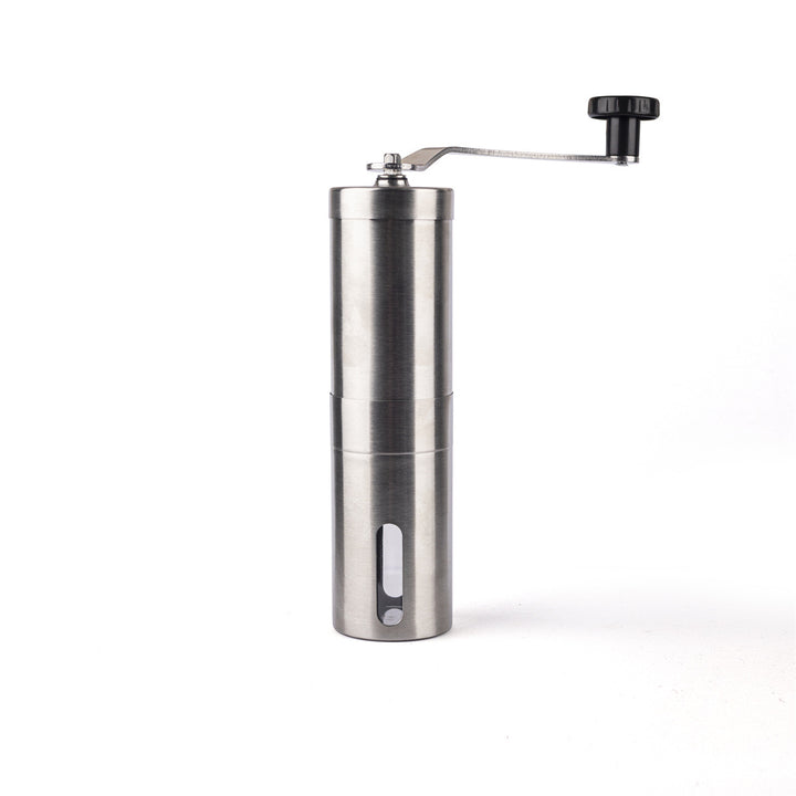 Hand crank coffee grinder made of acrylic