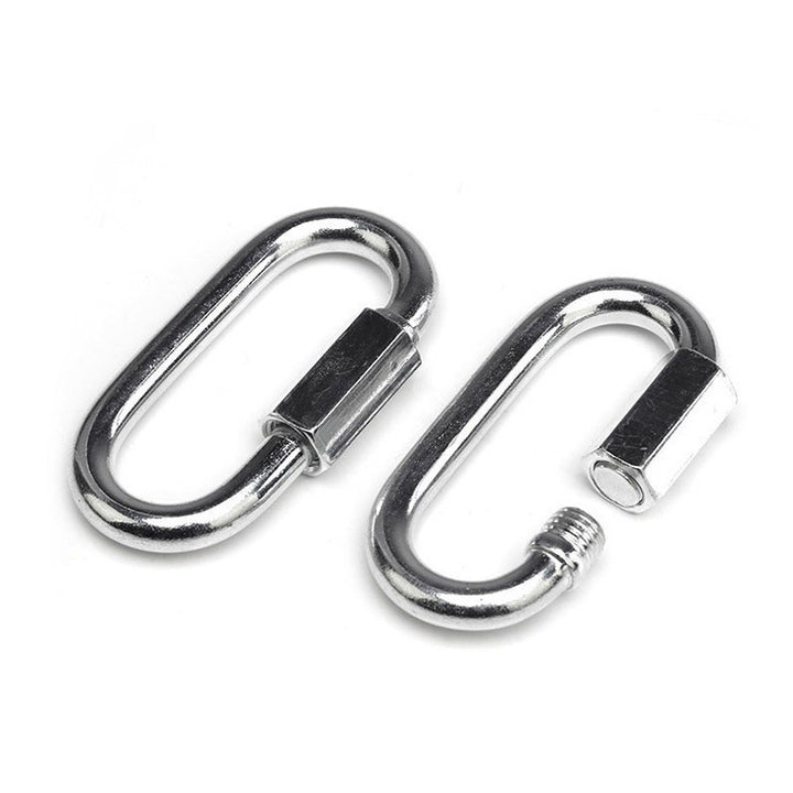 Safety carabiner made of carbon steel