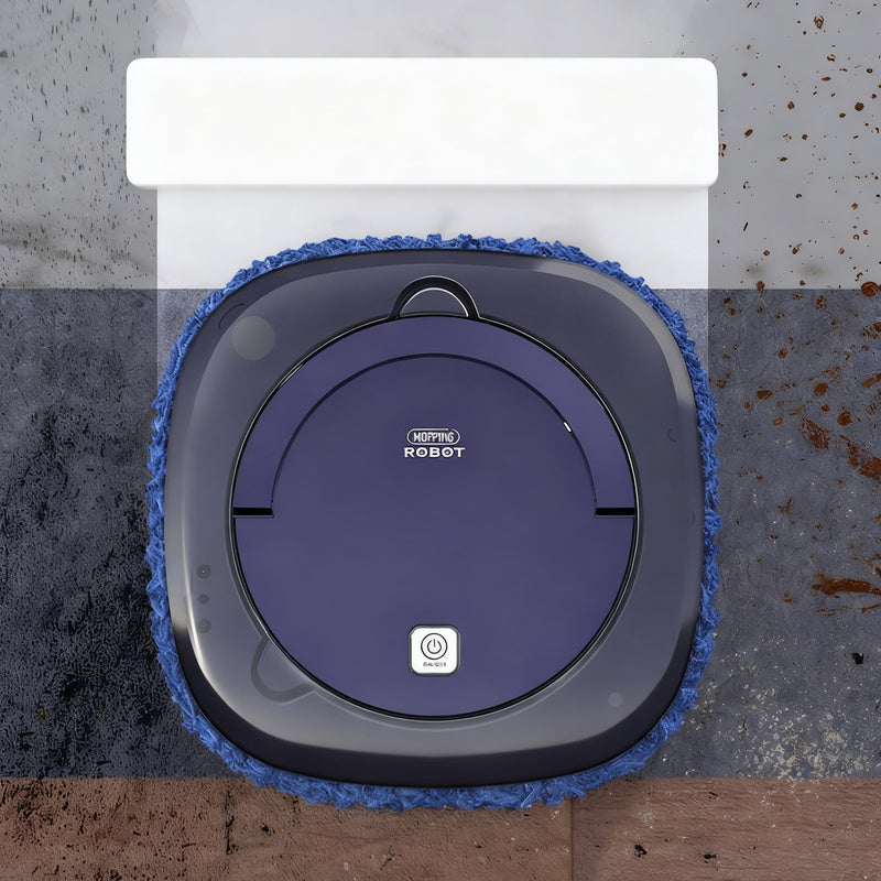 Intelligent wiping robot with water tank and charging function