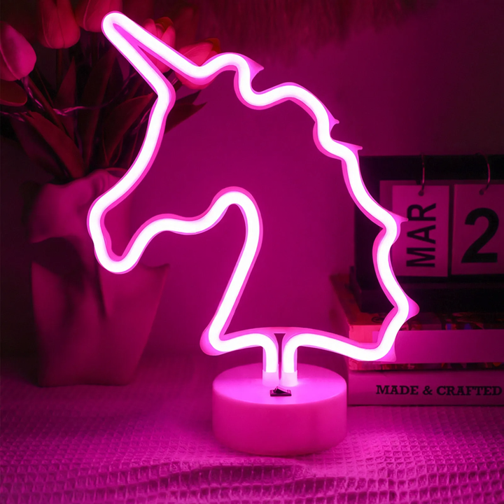 LED Neon Light LOVE, Plastic, Switch Control
